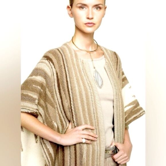 Ralph Lauren Black Label Cashmere Serape Ruana - Picture 7 of 16